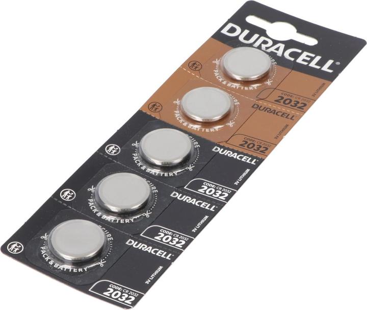 Duracell 5x CR2032 Lithium battery 3 Volt (5 pcs., CR2032, 180 mAh)