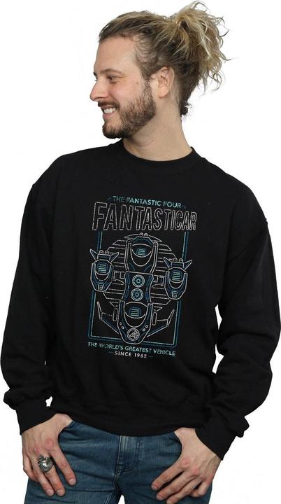 Immagine prodotto Fantastic Four Fantasticar Neon Felpa Uomo (XL)