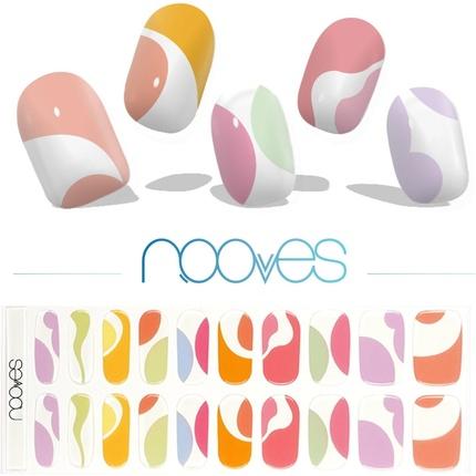 Produktbild Nooves NAILS Premium Precured Gel Nail Foils Paradise Art Design Semi-Hardened Gel Nail Strips Semi-