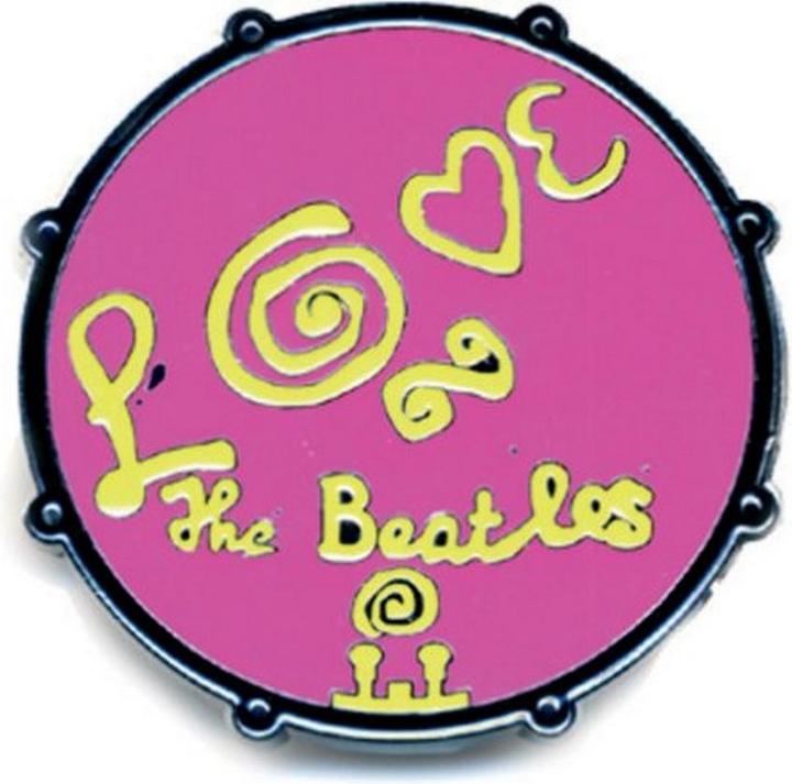 Actual product image The Beatles Drum Love Badge
