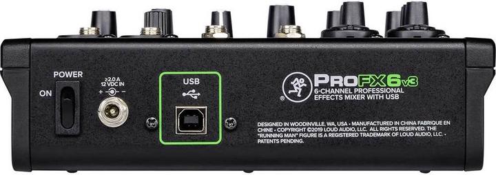 Image du produit Mackie ProFX6v3 (Studio et mixeur live)