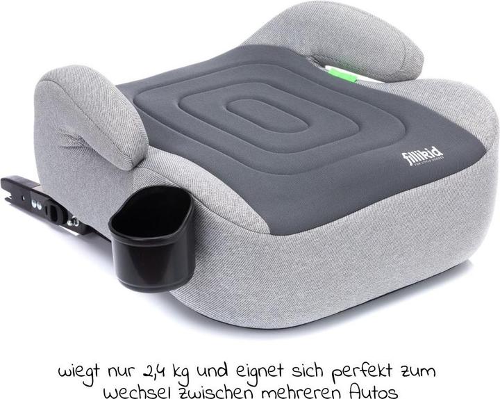 Actual product image Fillikid Booster seat with Isofix (Booster seat, ECE R129/i-Size Standard)