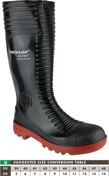 Actual product image Dunlop Acifort A252931 safety rubber boots Rubber boots (41)