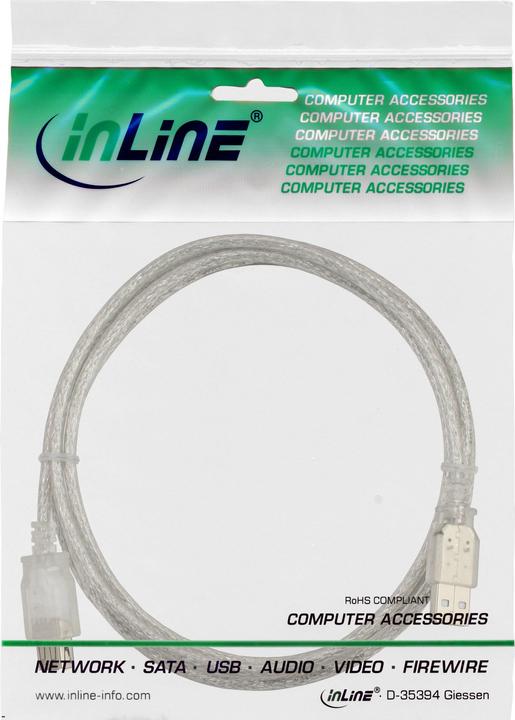 Actual product image InLine USB 2.0 cable (2 m, USB 2.0)