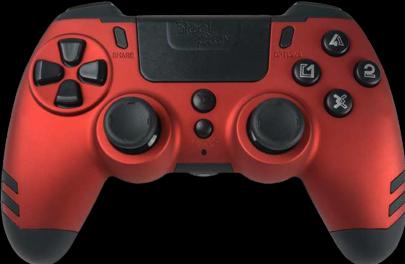 Produktbild Steelplay Slim Pack Wireless Controller Ruby Red Multi (PS4, PC)