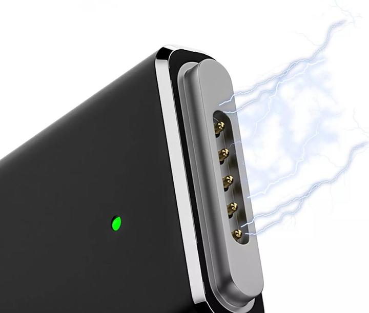 Produktbild PowerGuard USB-C zu MagSafe 3 Adapter für MacBook Pro, Air (MagSafe, USB Typ C)