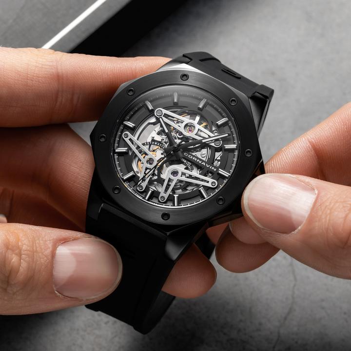 Actual product image Cornavin Downtown Skeleton Automatic (Analogue wristwatch, 42 mm)