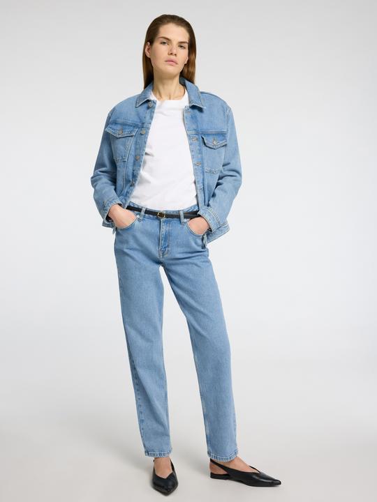Actual product image Selected Femme Hellblaue Straight Fit Jeans (32)