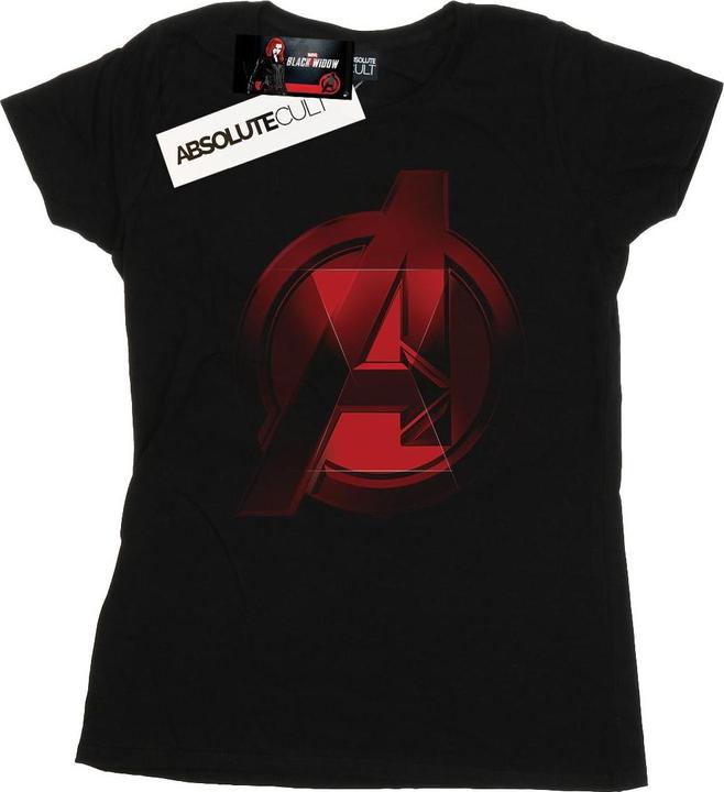 Immagine prodotto Maglietta in cotone con logo della Vedova Nera del film Avengers Donna/Ladies (M)