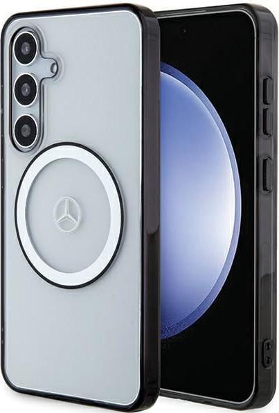 Actual product image Mercedes MEHMS23HUOKC S921 transparent hardcase Printed logo MagSafe (Samsung Galaxy S24)