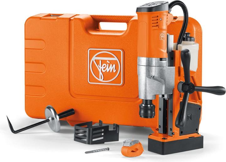 Produktbild Fein KBU 35-2 QW Universal Magnet Kernbohrmaschine bis 35 mm ( 72705861000 ) + 5 tlg. Zubehör Set + (Netzbetrieb)