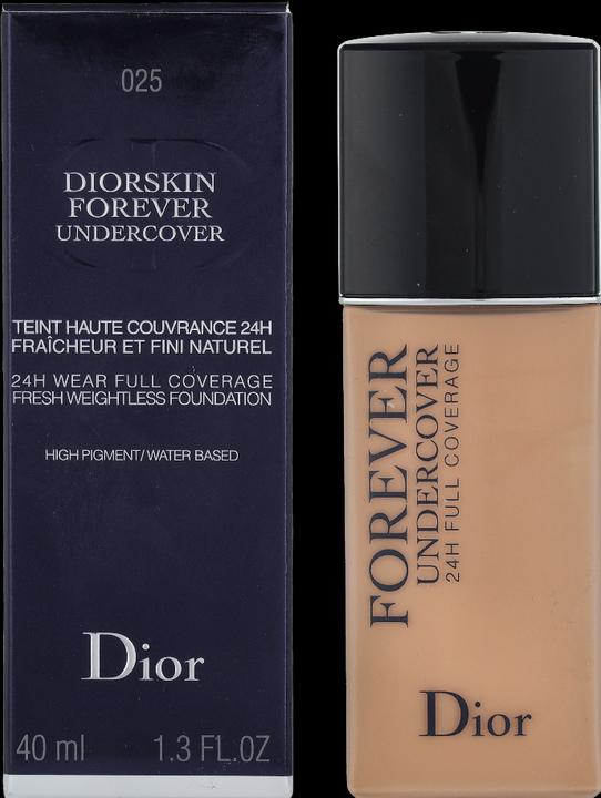 Actual product image Dior Diorskin Forever Undercover 24H (025 Soft Beige)