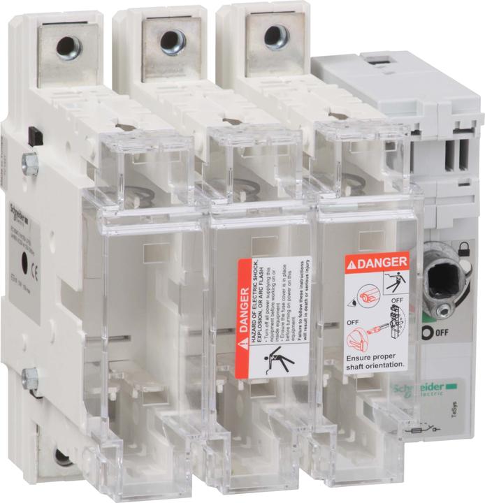 Immagine prodotto Schneider Electric GS2KK3 w. Fusibili TeSys GS2K 3p 125A DIN 00 Interruttore di manovra-sezionatore