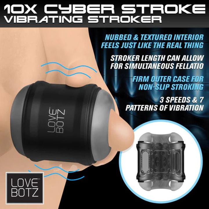 Produktbild XR Brands Cyber Stroke Vibrating Stroker