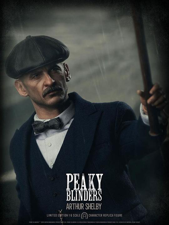 Actual product image Big Chief Studios Peaky Blinders Action Figure 1/6 Arthur Shelby Limited Edition 30 cm