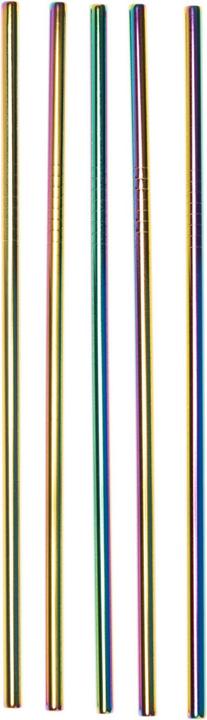 Actual product image Strawganic Steel Rainbow Straight (5 x)