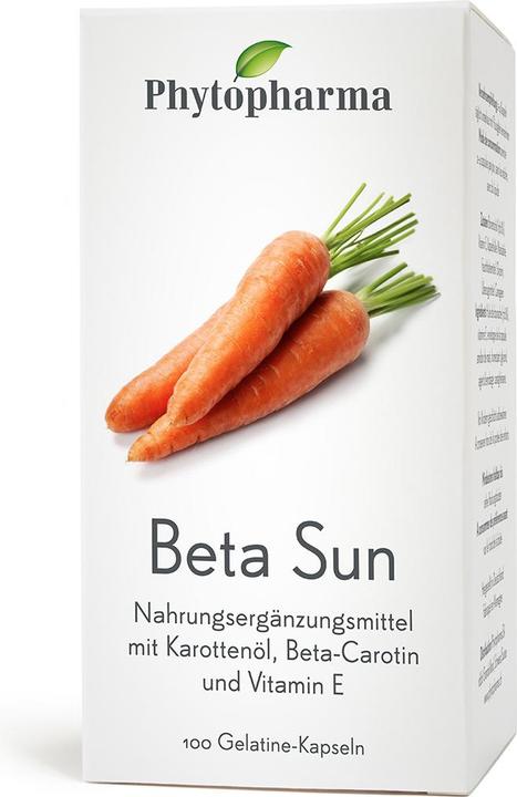 Immagine prodotto Phytopharma Beta Sun (100 Pezzo/i, Pillole, 80.50 g)