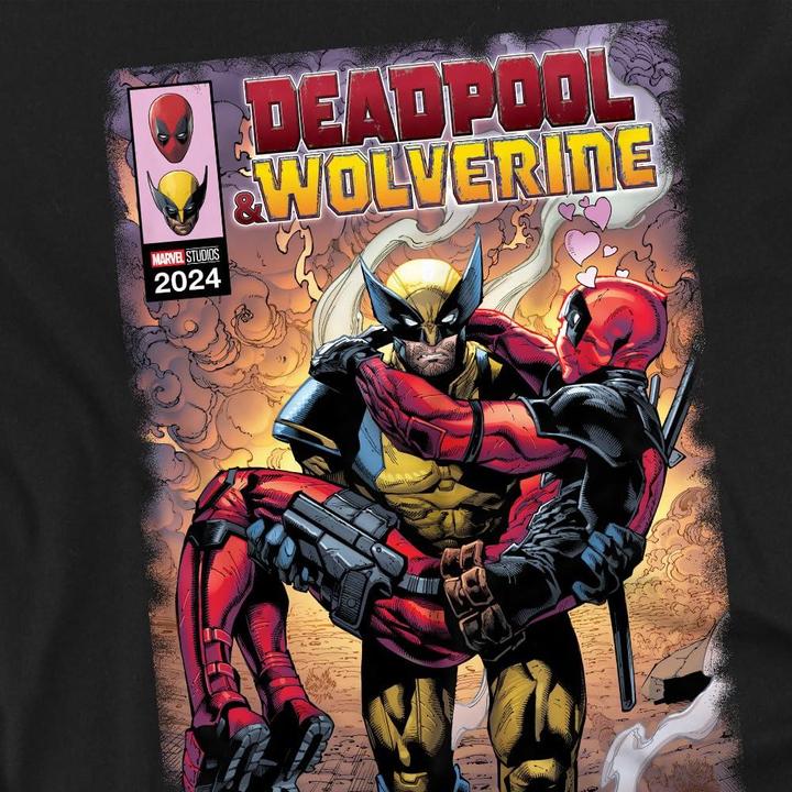 Image du produit Deadpool & Wolverine - T-shirt WOLVERINE SAVES DEADPOOL - Homme (M)