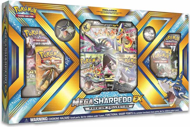 Image du produit Pokémon Mega Sharpedo EX Premium Collection Box - EN (Anglais, Coffret & Collection)