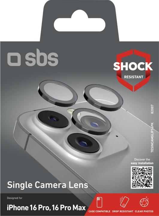 Immagine prodotto SBS Protezione per l'obiettivo della fotocamera (1 Pezzo/i, Apple iPhone 15 Pro Max)