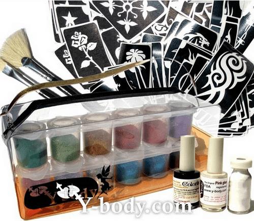 Image du produit Ybody Kit de tatouage scintillant | Pro 100