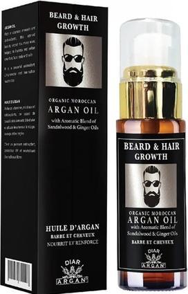 Immagine prodotto Diar Argan Olio di Argan con Zenzero e Sandalo Barba e capelli (30 ml)