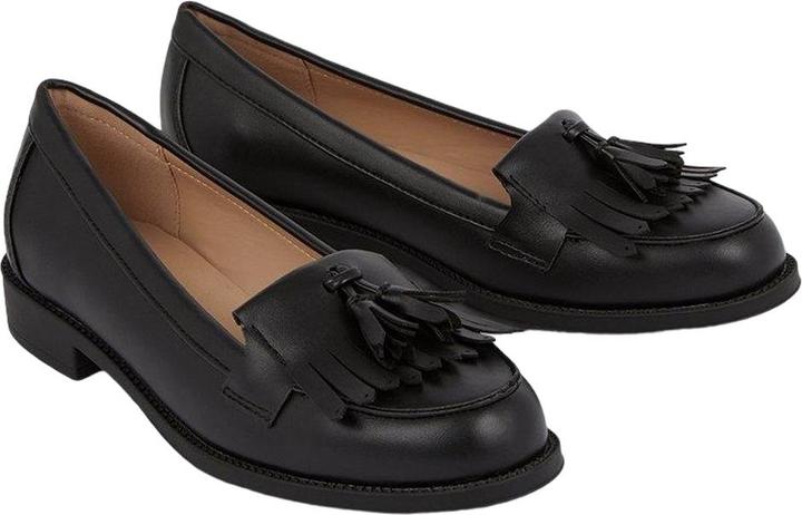 Actual product image Dorothy Perkins Womens/Ladies Leigh Fringe Wide Loafers (36)