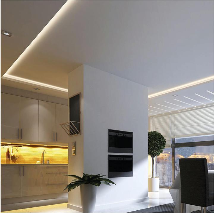 Produktbild V-TAC LED-Strip VT-COB 421 EEK: F, 10W, 960lm, 3000K, 5m (Warmweiss, 500 cm, Indoor)