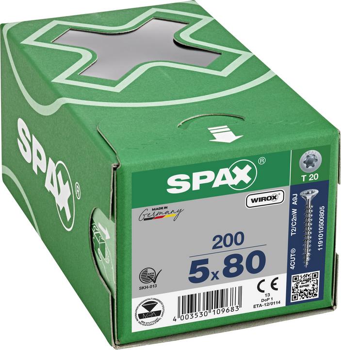 Actual product image Spax Screws 5X80 (200 Screws per piece)