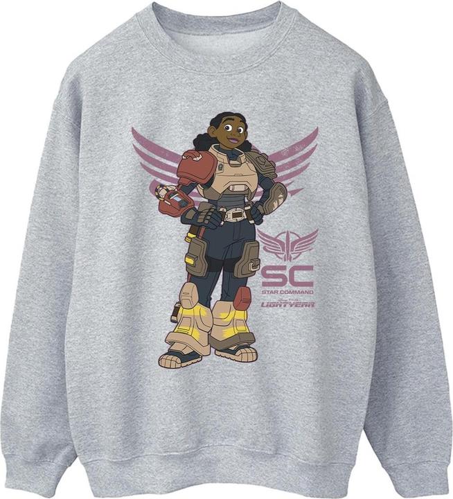 Actual product image Disney Mens Lightyear Izzy Star Command Sweatshirt (XL)