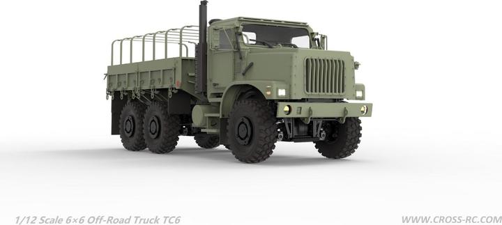 Produktbild Cross-RC TC6 Flagship Version (Scale Truck 6x6, Sound Unit & Alu CNC parts, 1:12) (RTR Ready-to-Run)
