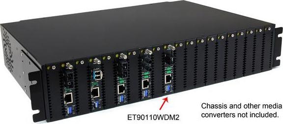 Produktbild StarTech 10/100 Mbit/s Ethernet LWL / Glasfaser Single Mode WDM Medienkonverter Kit SC 20 km - 100Base-FX