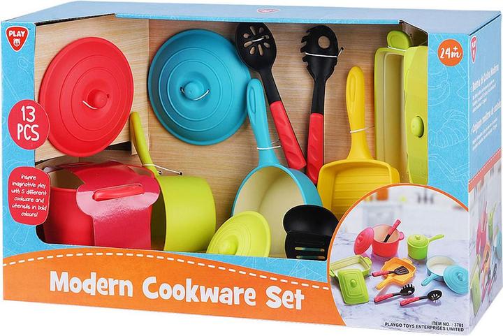 Image du produit PlayGo Set de cuisine moderne - 13 Pcs