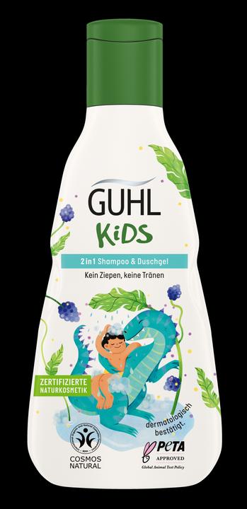 Produktbild Guhl Kids 2in1 Shampoo, Duschgel Brombeerextrakt (250 ml, Flüssiges Shampoo)