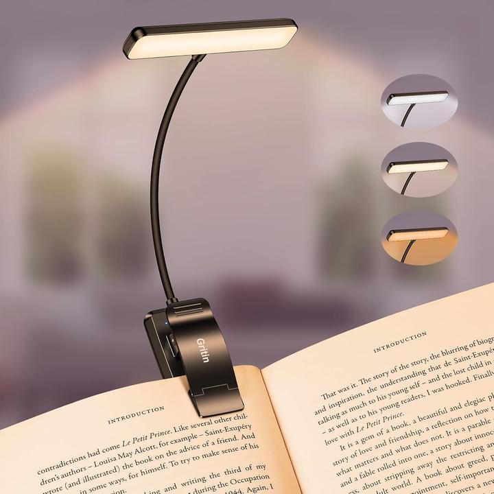 Gritin Horizon LED reading lamp (11 cm, 90 lm)