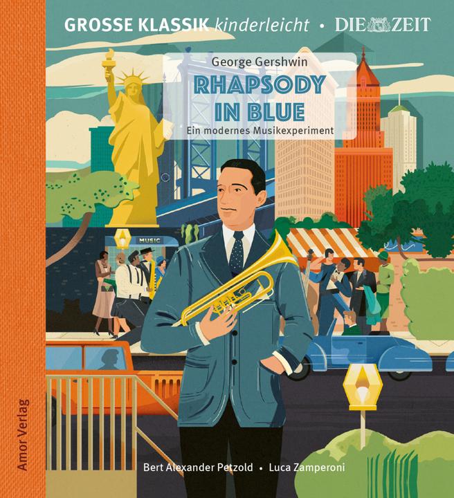 Immagine prodotto Rapsodia in blu. Un esperimento di musica moderna (Bert Alexander Petzold, George Gershwin., Tedesco)