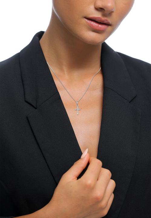 Actual product image Elli mit Kreuz-Anhänger (Sterling Silver, 45 cm)