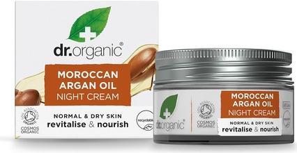 Image du produit Dr. Organic Crème de nuit à l'huile d'argan marocaine 50ml (50 ml, Crème de nuit)