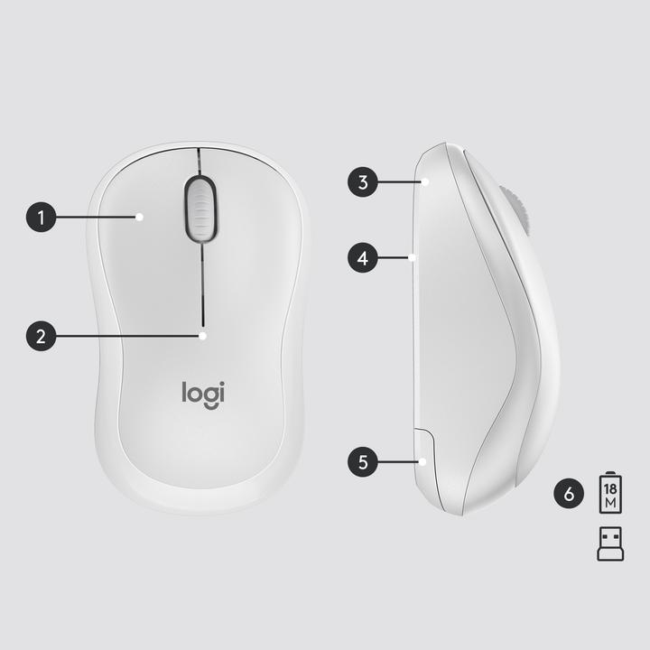 Actual product image Logitech MK295 Silent (US, Wireless)