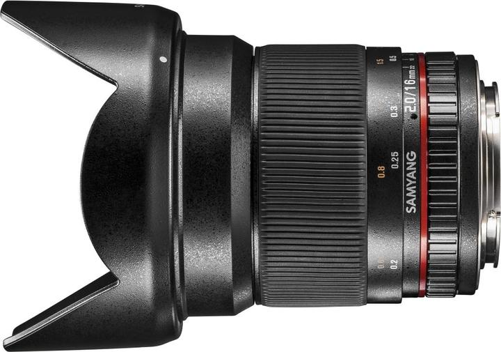 Produktbild Samyang 16mm F2.0 Pentax (Pentax K, APS-C / DX)