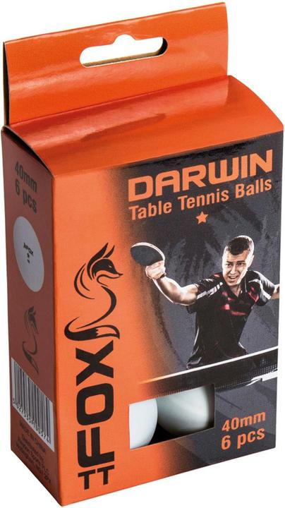 Immagine prodotto Fox TT Palline da ping pong Darwin 1 Star in confezione da 6 pezzi (6 pz.)