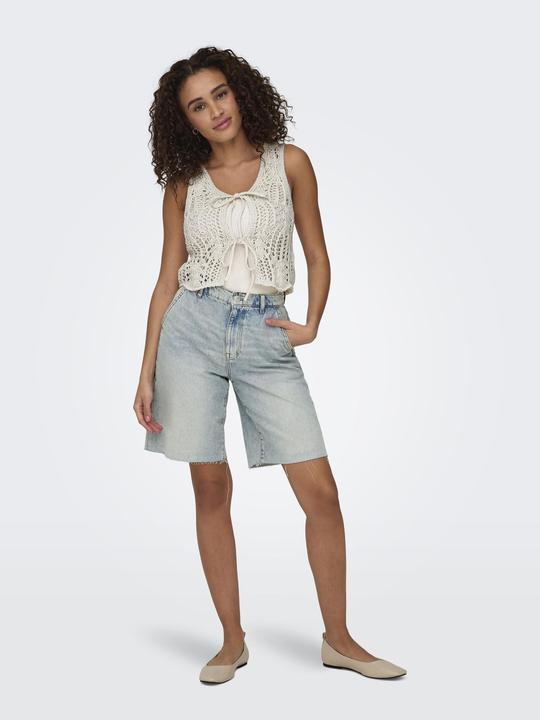 Image du produit Only ONLRUTH Mittlere Taille Locker geschnitten Jeans-Shorts Jeans-Shorts (L)