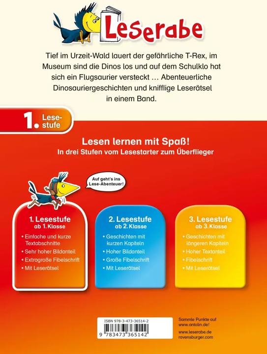 Produktbild Ravensburger Dinoabenteuer für Erstleser (Deutsch, Claudia Ondracek, Martin Klein, 2017)