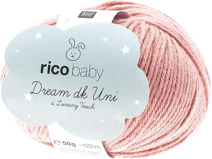 Produktbild Rico Design Wolle Baby Dream Uni dk 50 g, Altrosa (115 m)