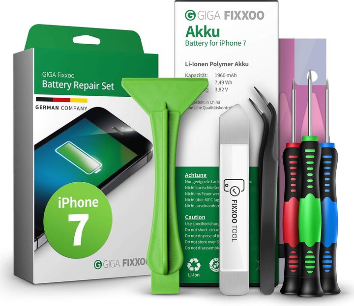 Giga Fixxoo Reparatieset batterij iPhone 7 (Batterij, iPhone 7)