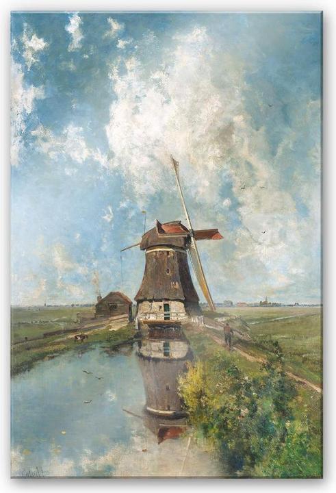 Immagine prodotto Trenddeko Mulino a vento in un polder (70 x 100 cm)