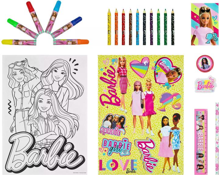 Actual product image Undercover Colouring set Barbie 35 pieces