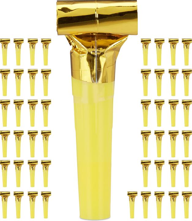 Actual product image Relaxdays Party Blowers Pack of 50, Kids? Noisemakers