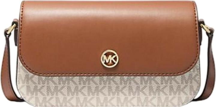 Actual product image Michael Kors Shoulder Bag 35F4GTVC1B-VANILLA Beige 21 x 14 x 4,5 cm
