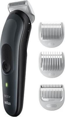 Produktbild Braun Body Groomer BG3340 Cordless and corded, Operating time (max) 80 min, NiMH, Black/Grey